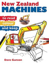 New Zealand Machines to Read, colour & keep cover