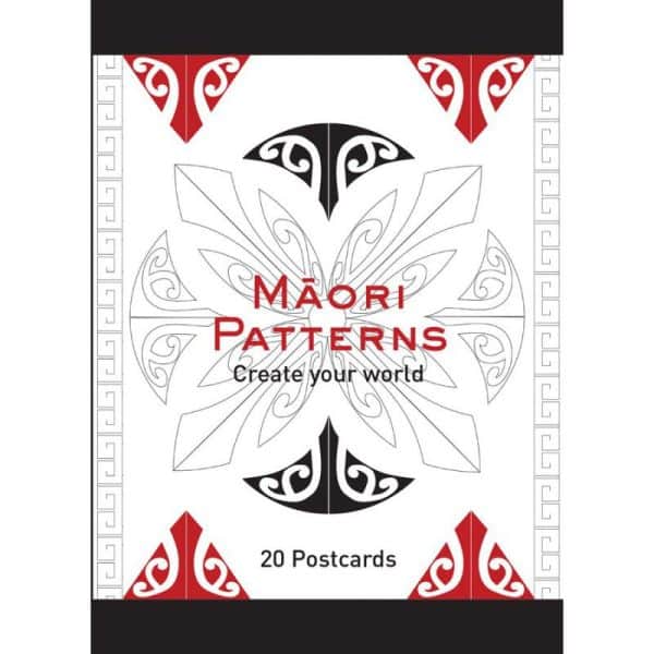 Colouring In Postcards – Māori Patterns cover