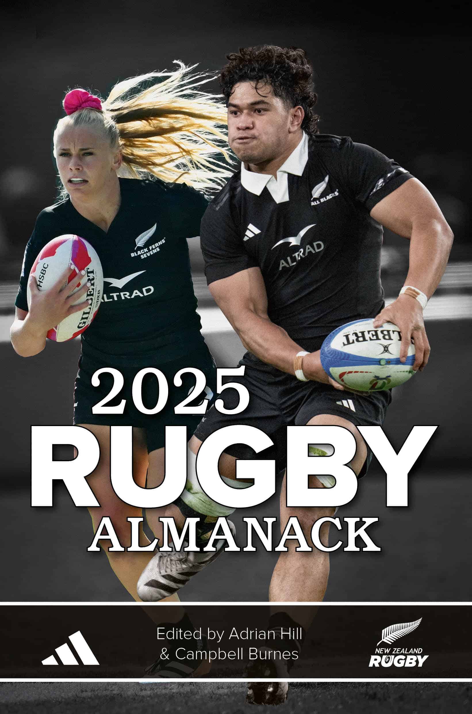 Cover art for the 2025 Rugby Almanack