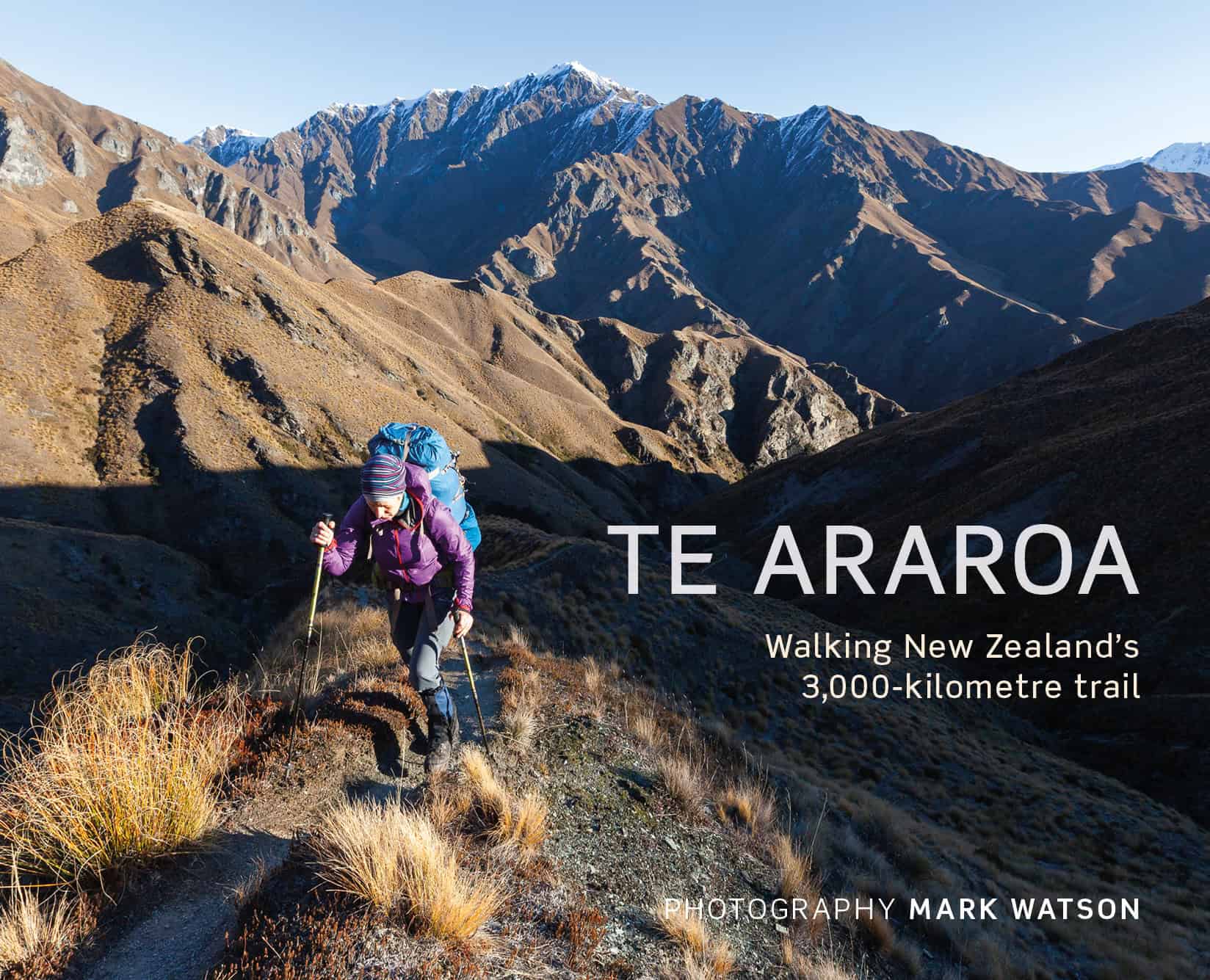 Cover art for the updated edition of Te Araroa.